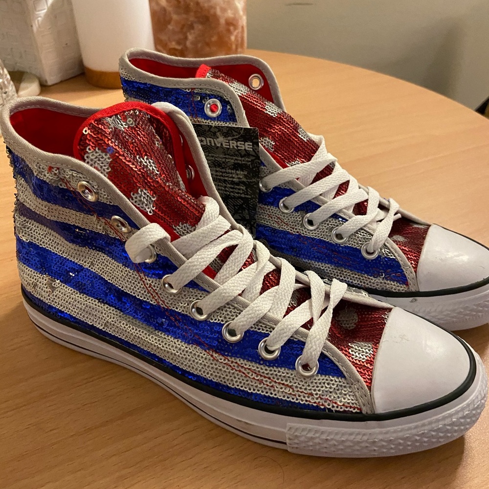 NWT! Converse Sequin Sneakers